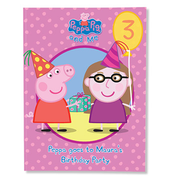 Christmas with Peppa Pig Peppa Pig Personalized Book Large Hardback 